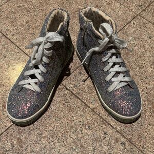 Glittery Justice High-Top Sneakers